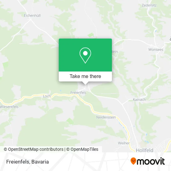 Карта Freienfels