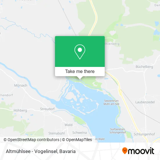 Карта Altmühlsee - Vogelinsel