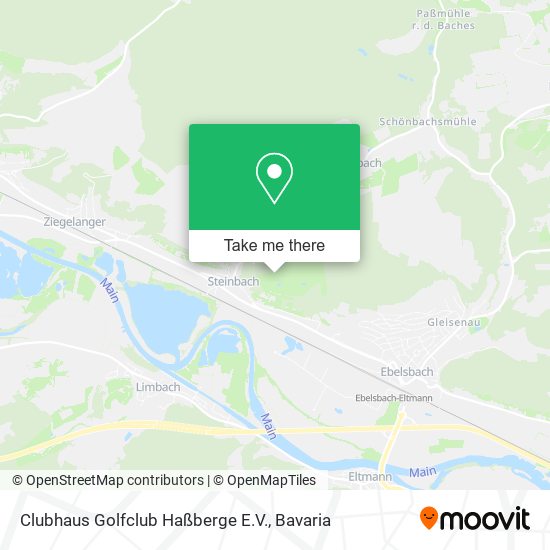 Clubhaus Golfclub Haßberge E.V. map