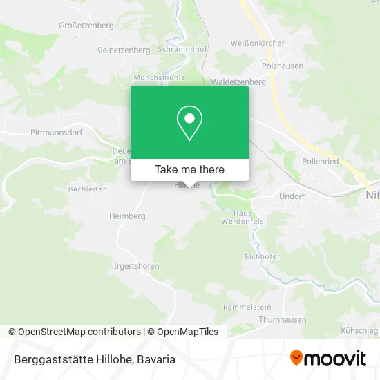 Карта Berggaststätte Hillohe
