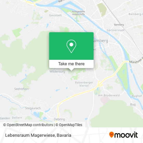 Карта Lebensraum Magerwiese