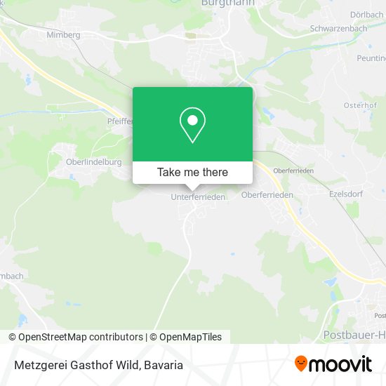 Metzgerei Gasthof Wild map
