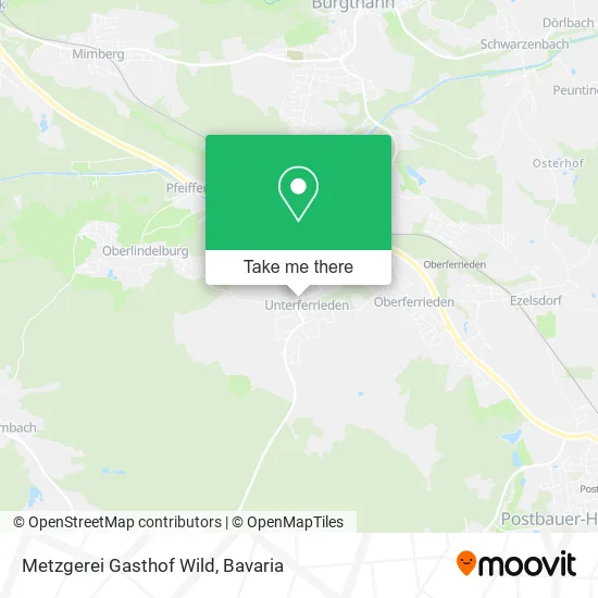 Карта Metzgerei Gasthof Wild