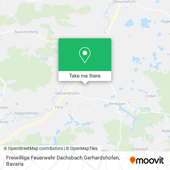 Карта Freiwillige Feuerwehr Dachsbach Gerhardshofen
