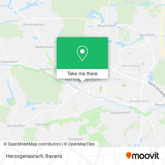Карта Herzogenaurach
