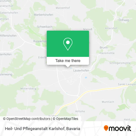 Карта Heil- Und Pflegeanstalt Karlshof
