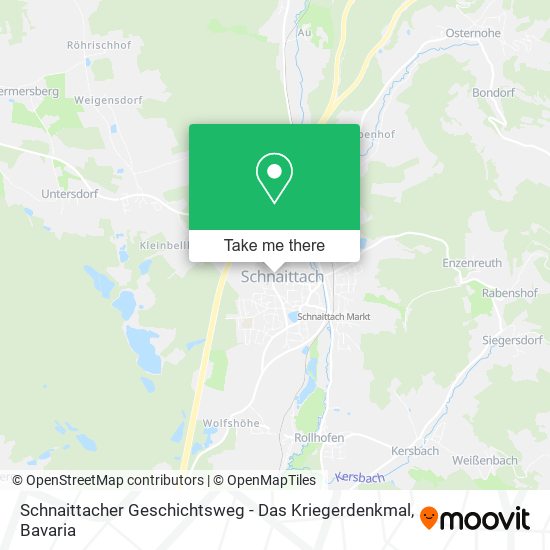 Schnaittacher Geschichtsweg - Das Kriegerdenkmal map
