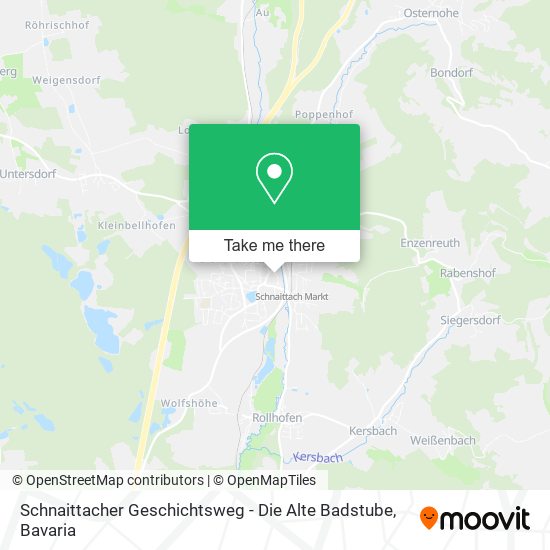 Schnaittacher Geschichtsweg - Die Alte Badstube map