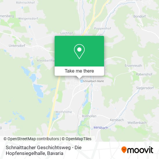 Schnaittacher Geschichtsweg - Die Hopfensiegelhalle map