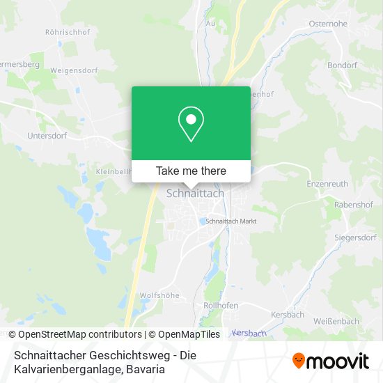 Schnaittacher Geschichtsweg - Die Kalvarienberganlage map