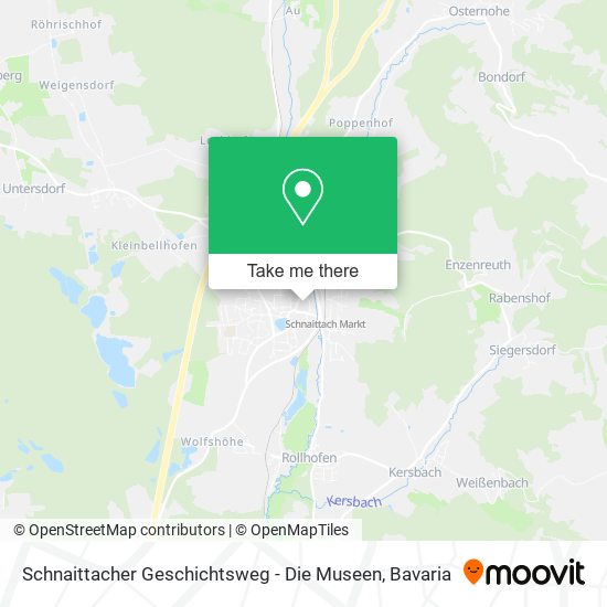 Schnaittacher Geschichtsweg - Die Museen map