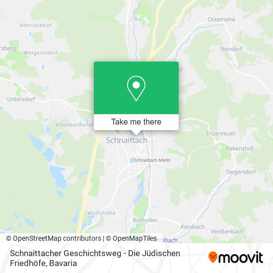 Schnaittacher Geschichtsweg - Die Jüdischen Friedhöfe map