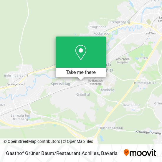 Gasthof Grüner Baum / Restaurant Achilles map