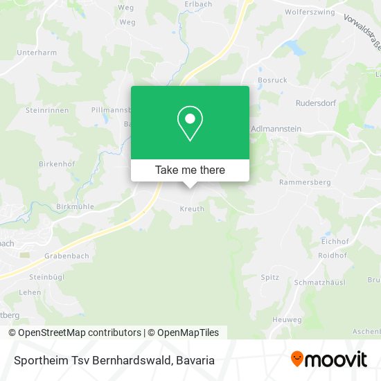 Sportheim Tsv Bernhardswald map