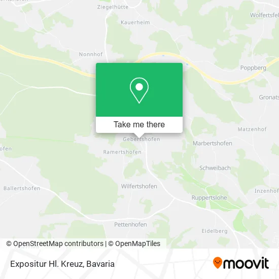 Карта Expositur Hl. Kreuz