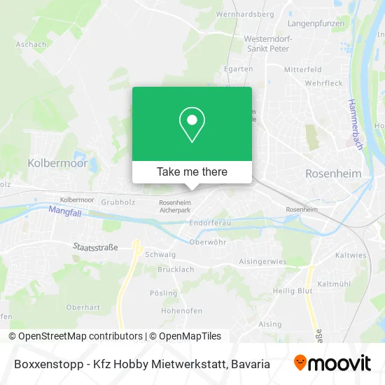 Карта Boxxenstopp - Kfz Hobby Mietwerkstatt