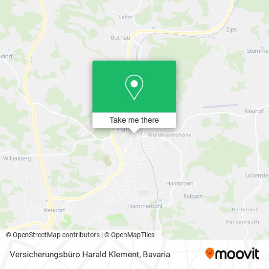 Versicherungsbüro Harald Klement map