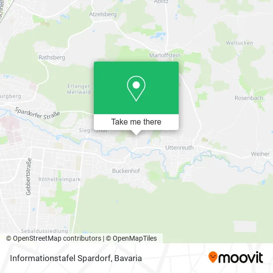 Карта Informationstafel Spardorf