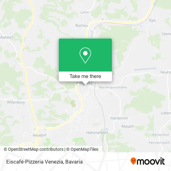 Карта Eiscafé-Pizzeria Venezia