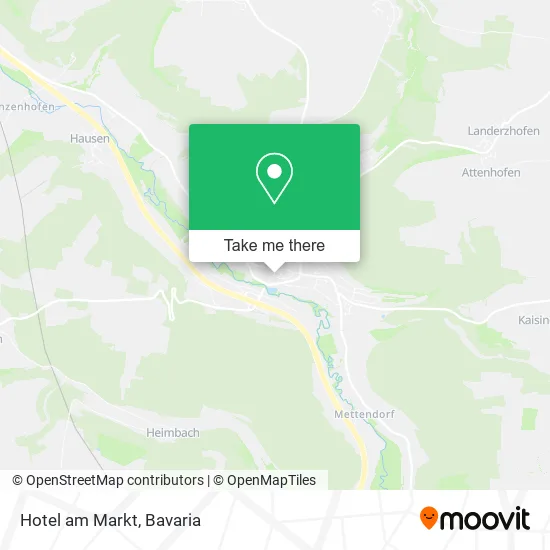 Карта Hotel am Markt