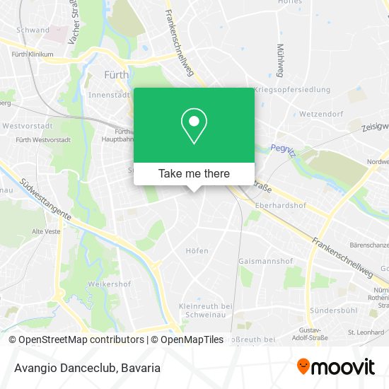 Avangio Danceclub map