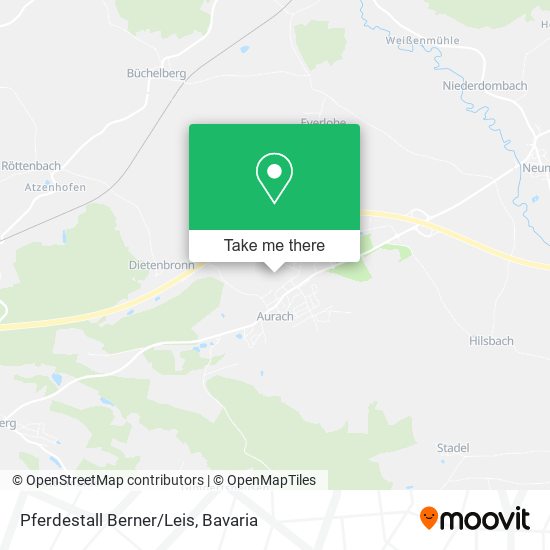 Pferdestall Berner/Leis map