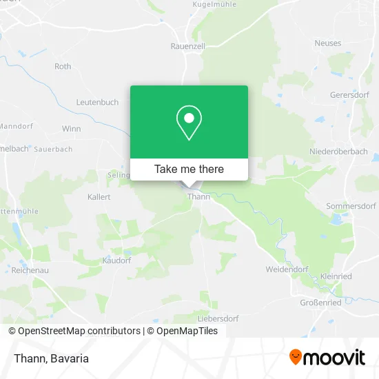 Карта Thann