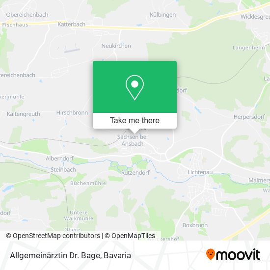 Allgemeinärztin Dr. Bage map