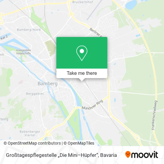 Карта Großtagespflegestelle „Die Mini–Hüpfer“