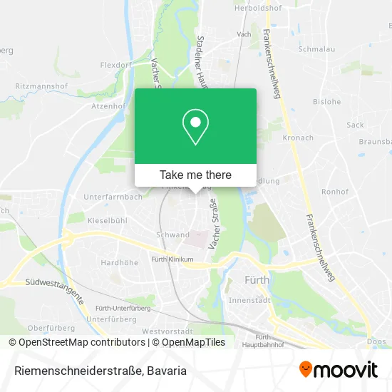 Карта Riemenschneiderstraße