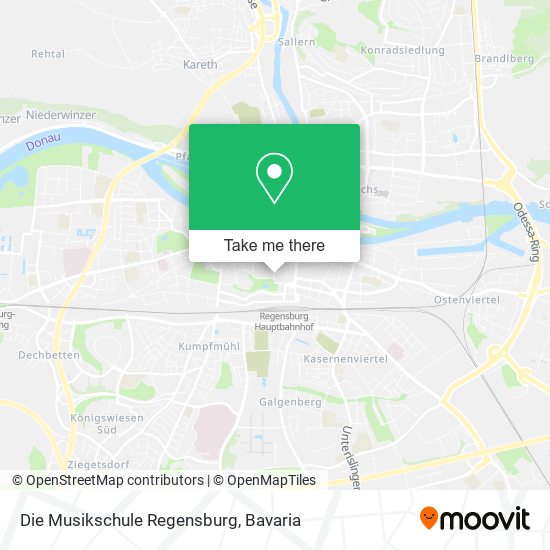 Die Musikschule Regensburg map
