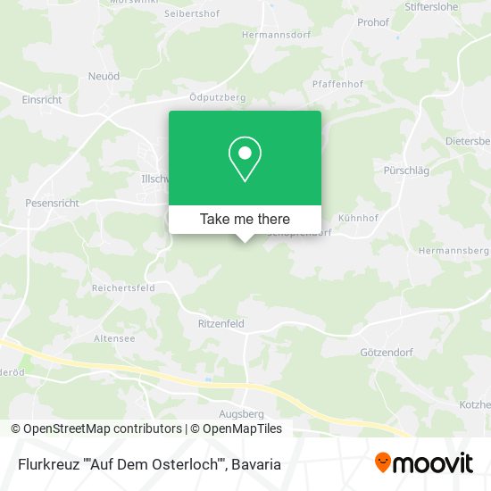 Flurkreuz ""Auf Dem Osterloch"" map