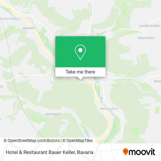Hotel & Restaurant Bauer Keller map