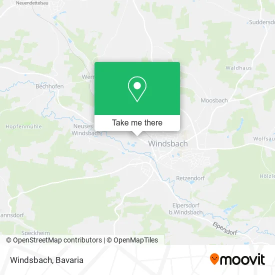 Карта Windsbach