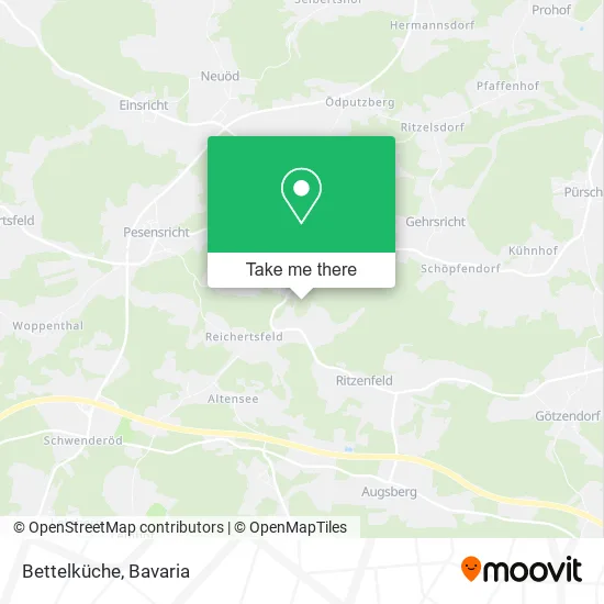 Карта Bettelküche