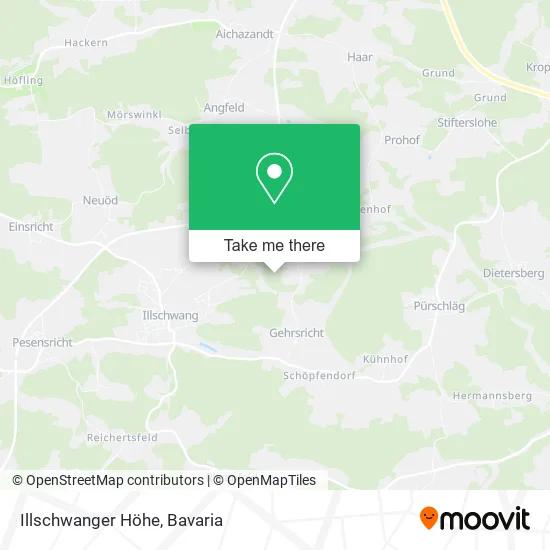 Карта Illschwanger Höhe