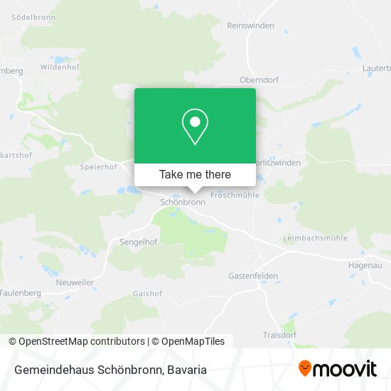 Gemeindehaus Schönbronn map