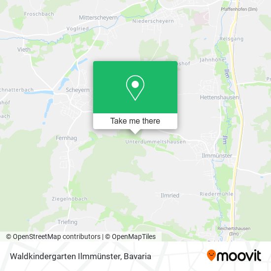 Waldkindergarten Ilmmünster map