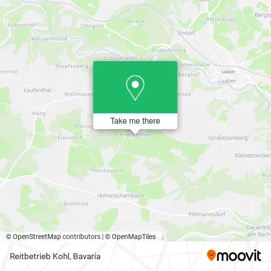 Карта Reitbetrieb Kohl