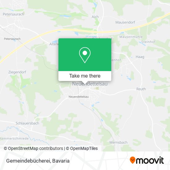 Gemeindebücherei map