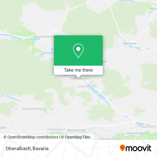 Карта Oberalbach