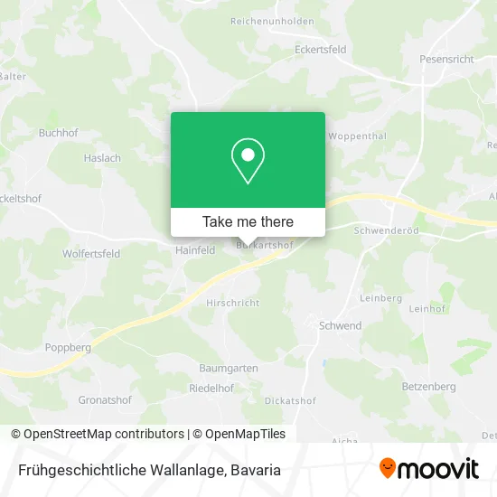 Карта Frühgeschichtliche Wallanlage