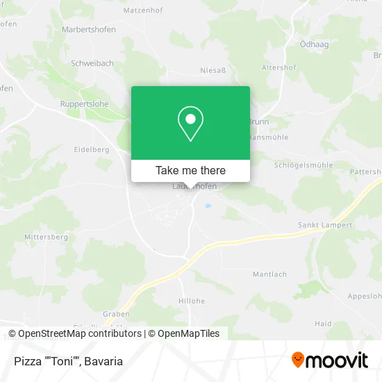 Карта Pizza ""Toni""
