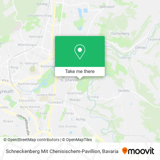 Карта Schneckenberg Mit Chenisischem-Pavillion