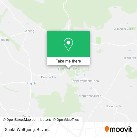 Карта Sankt Wolfgang