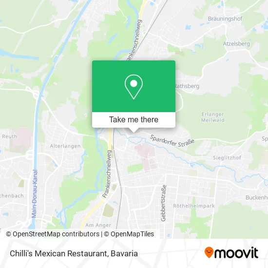 Карта Chilli's Mexican Restaurant