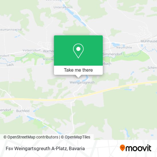 Карта Fsv Weingartsgreuth A-Platz