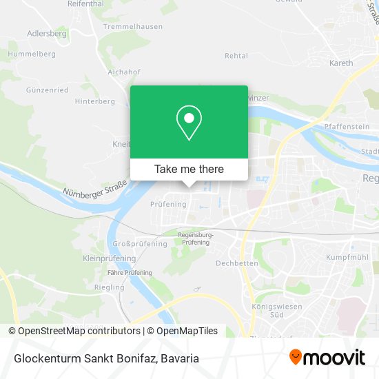 Glockenturm Sankt Bonifaz map