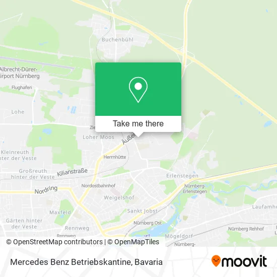 Карта Mercedes Benz Betriebskantine