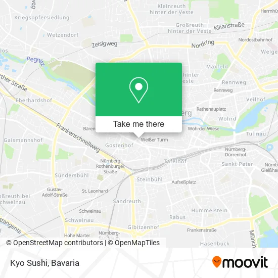 Карта Kyo Sushi